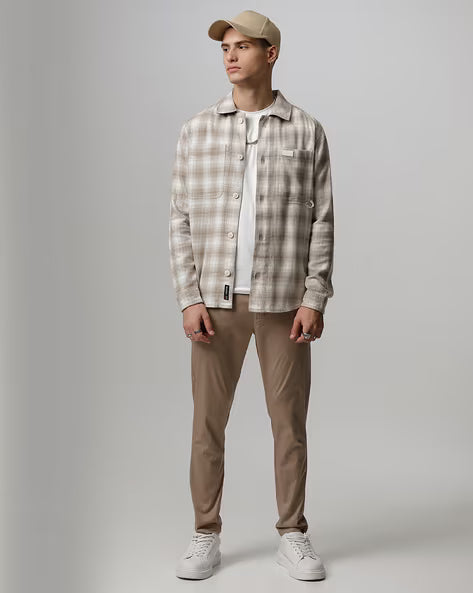 Regular Fit Flannel Overshirt