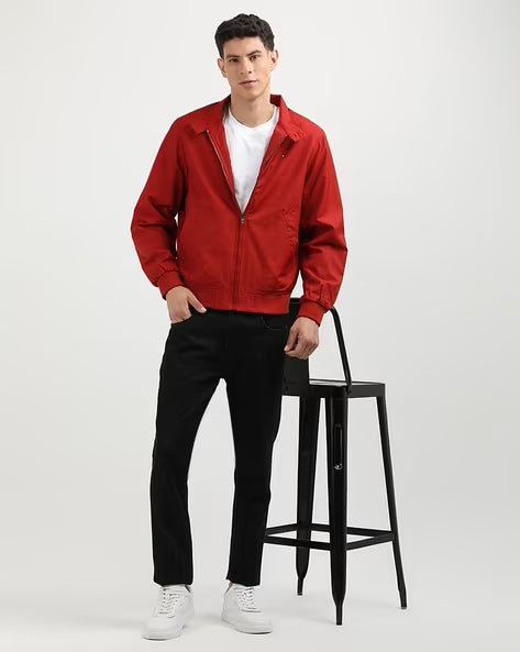 Zip Front Regular Fit Jacket