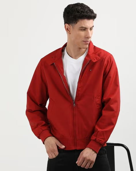Zip Front Regular Fit Jacket