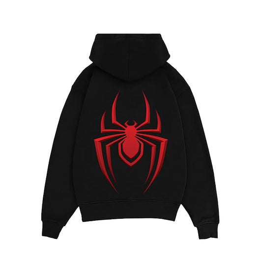 Men's Black Spider Hoodie