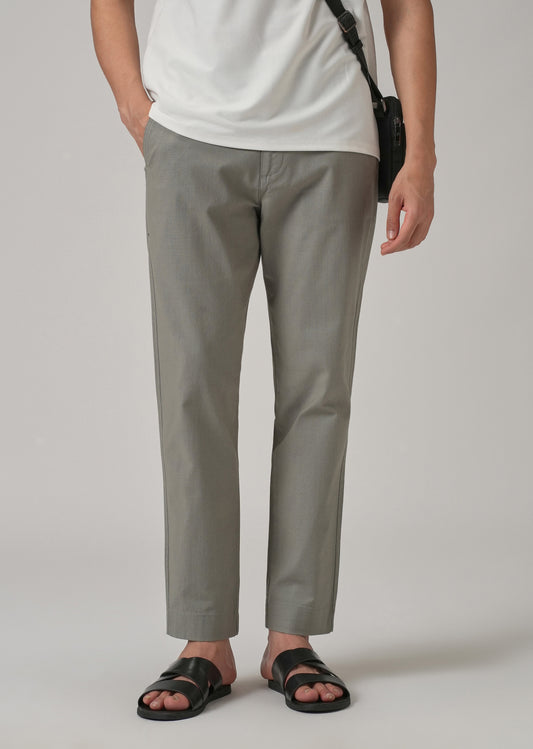 Ash Grey Cotton Trouser