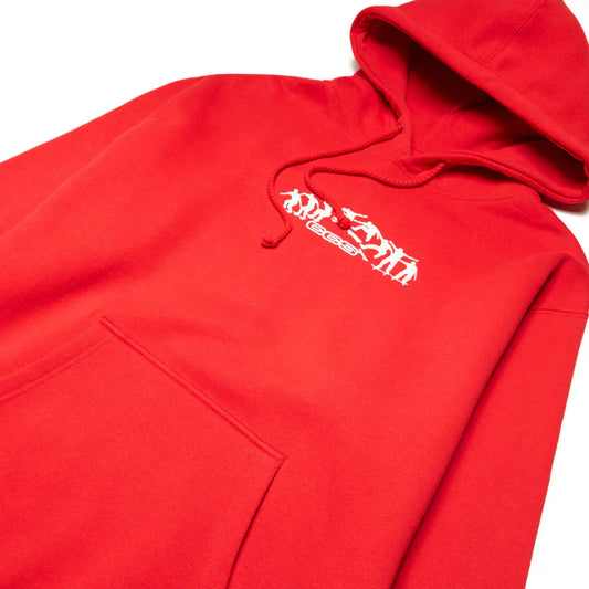 Men's Casual Red Hoodie