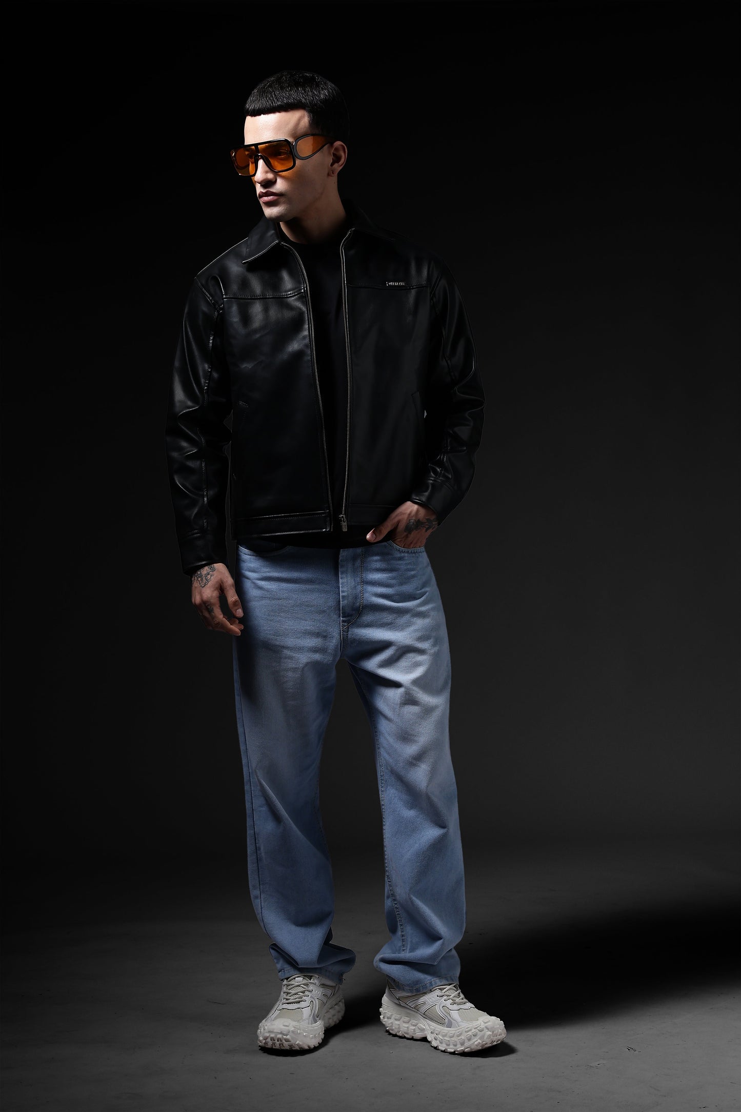 Miler faux leather jacket