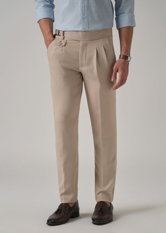 Sandstone Cream Gurkha Pant