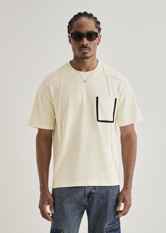 Soft Cream Cut & Sew Oversized T-shirt