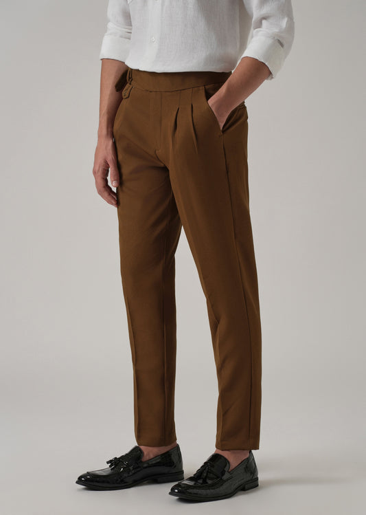 Umber Brown Gurkha Pant