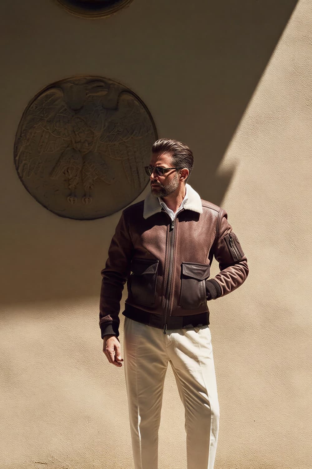 Gold Shearling Style Nail Black